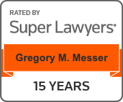 Rated By Super Lawyers | Gregory M. Messer | 15 Years